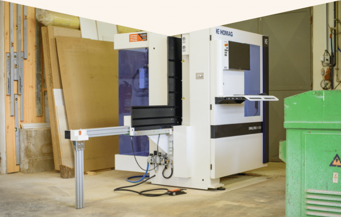 Vertikální vrtací a frézovací centrum CNC Homag Drillteq V-200